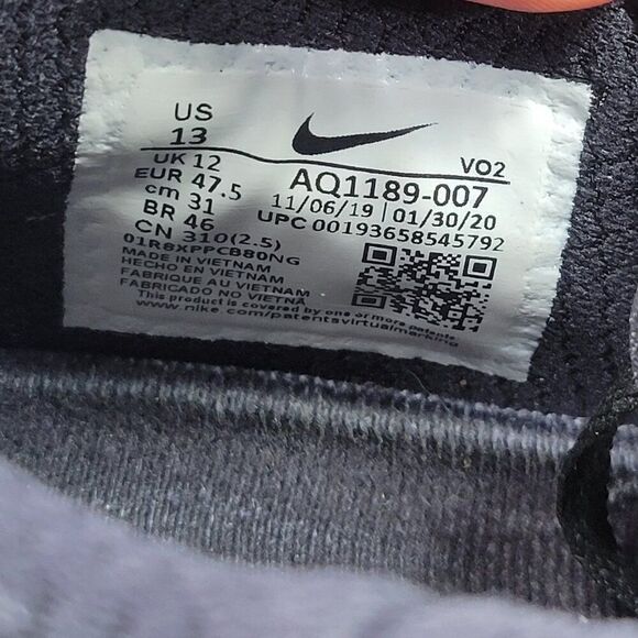 Nike Metcon 5 Rare “Black Volt” Villain Edition Mens Size 13 AQ1189-007 - Picture 14 of 14